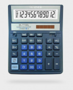 Калькулятор №  777 М "SKAINER" (черный) (12 разряд.) 15,5*20 см
