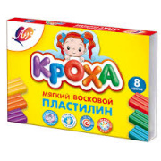 Пластилин  8 цв. "Луч" (Кроха)  мягкий 25С 1551-08