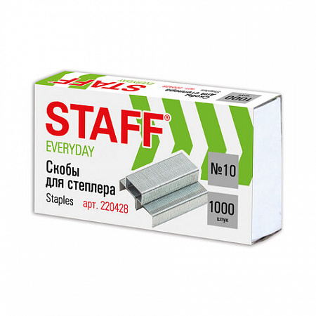 Скобы №10 "STAFF" №220428